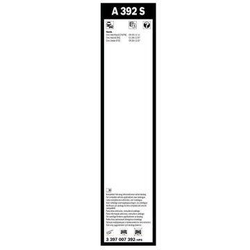 Bosch Honda Civic FB7 Silecek Takımı Aerotwin 2012-2016 A392S