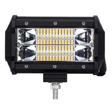 Beyaz Sarı Led Çakarlı Off Road Sis Farı Çalışma Lambası 24 Led 10-30V 24W