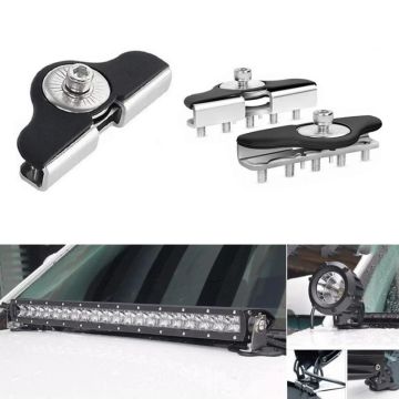 Off Road Kaput Üstü Çalışma Lambası Sis Farı Tepe Lambası Led Bar Bağlantı Ayağı Braketi