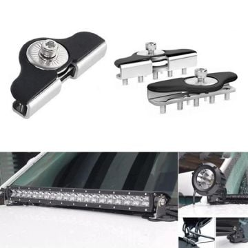 Off Road Kaput Üstü Çalışma Lambası Sis Farı Tepe Lambası Led Bar Bağlantı Ayağı Braketi