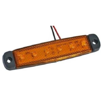 Off Road Basamak Aydınlatma Ledi Parmak Led Sarı 6 Led 12-24V (10 Adet)