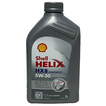 Shell Helix HX8 ECT C3 5w30 DPF Partiküllü Motor Yağı 1lt Ü.T. 2024