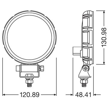 Osram LEDriving Beyaz Yuvarlak Led Off Road Sis Farı Çalışma Lambası 15W 12-24V (FX120R-WD)