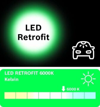 Bosch Led Retrofit P21W 93 Sinyal Stop Led Ampul 12V 6000K (BA15s)