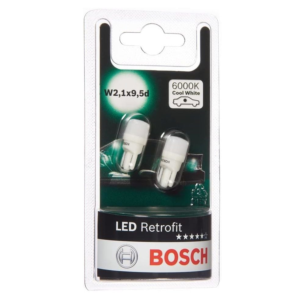 Bosch Led Retrofit W5W T10 Dipsiz Led Ampul 12V 6000K (W2,1x9,5d)