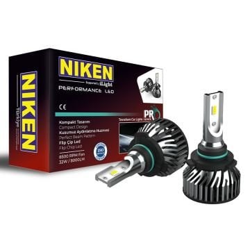 Niken Pro Seri Slim Led Xenon Far Ampulü HIR2 9012 12V 6000K 8000LM