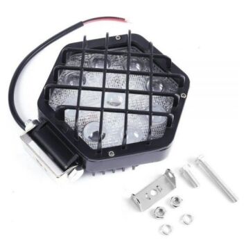 Beyaz Led Siyah Kafes Off Road Sis Farı Çalışma Lambası 16 Led 12-24V 45W