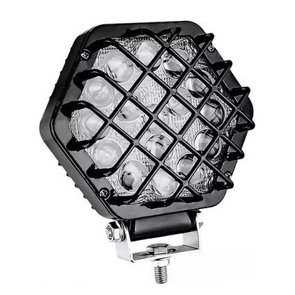 Beyaz Led Siyah Kafes Off Road Sis Farı Çalışma Lambası 16 Led 12-24V 45W