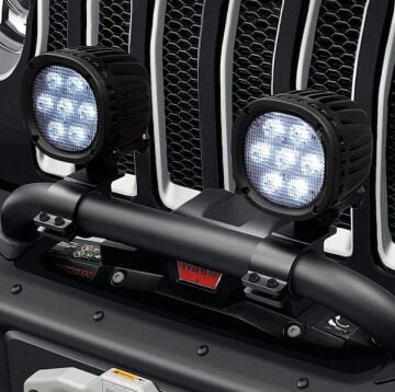 Off Road Koruma Demiri Çalışma Lambası Sis Farı Tepe Lambası Led Bar Bağlantı Ayağı Braketi 76-81mm