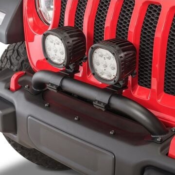 Off Road Koruma Demiri Çalışma Lambası Sis Farı Tepe Lambası Led Bar Bağlantı Ayağı Braketi 76-81mm