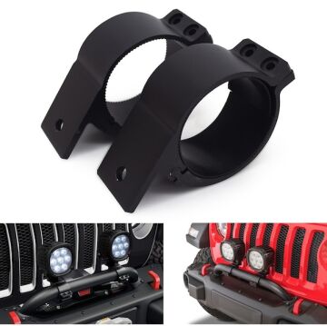 Off Road Koruma Demiri Çalışma Lambası Sis Farı Tepe Lambası Led Bar Bağlantı Ayağı Braketi 76-81mm