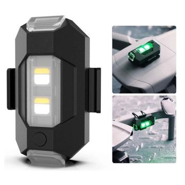 RGB Oto, Motosiklet, ATV, Bisiklet, Scooter Uçak Kanadı Çakar Mini Led Lamba Şarjlı (1 Adet)