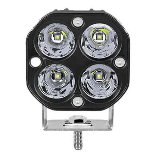 3'' Beyaz Sarı Led Çakarlı Spot Off Road, Motosiklet Sis Farı Çalışma Lambası 12-24V 40W