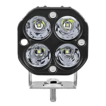 3'' Beyaz Sarı Led Çakarlı Spot Off Road, Motosiklet Sis Farı Çalışma Lambası 12-24V 40W