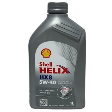 Shell Helix HX8 Synthetic 5w40 %100 Sentetik Motor Yağı 1lt Ü.T. 2024