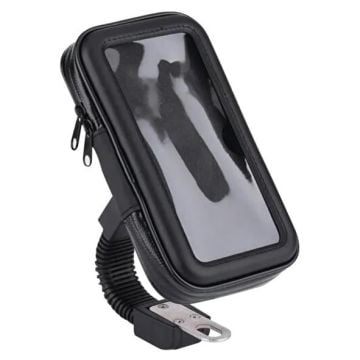 Motosiklet Telefon Tutucu Deri 18x10cm (Ayna)
