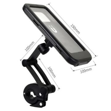 Motosiklet Telefon Tutucu Su Geçirmez (Gidon)