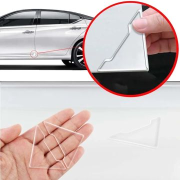 Oto, Araç Kapı Köşe Koruma Aparatı Silikon Koruyucu Şeffaf (2 Adet)