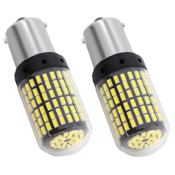 Beyaz Led P21W 93 Ampul 144 Led 12V (2 Adet)