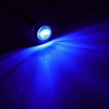 Off Road Kartal Gözü Yuvarlak Mavi Led Lamba 12-24V (5 Adet)
