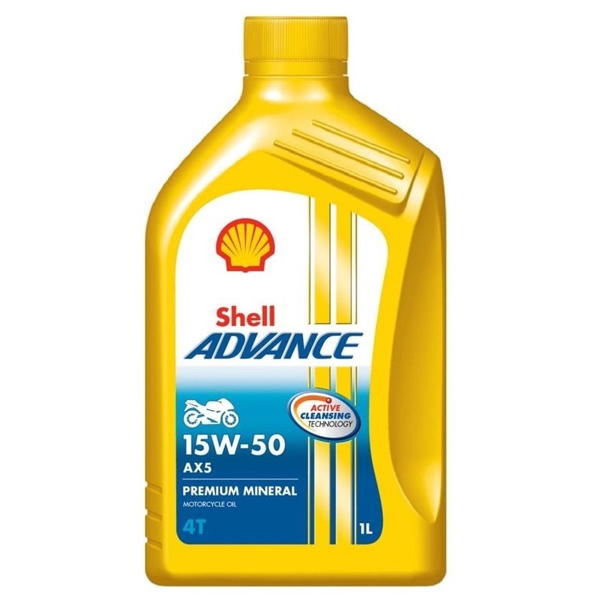 Shell Advance 4T AX5 15w50 Motosiklet Motor Yağı 1lt Ü.T. 2024
