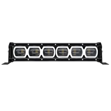 Beyaz Sarı Mavi Angel Led Bar Tepe Off Road Çalışma Lambası 6 Led 12-24V 37cm