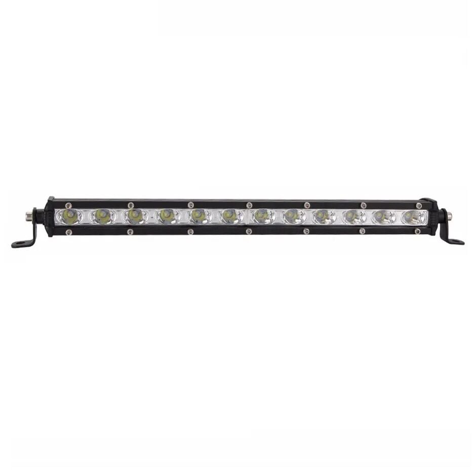Beyaz Led Off Road Slim Sis Farı Çalışma Lambası 12 Led 10-30V 18W 34cm