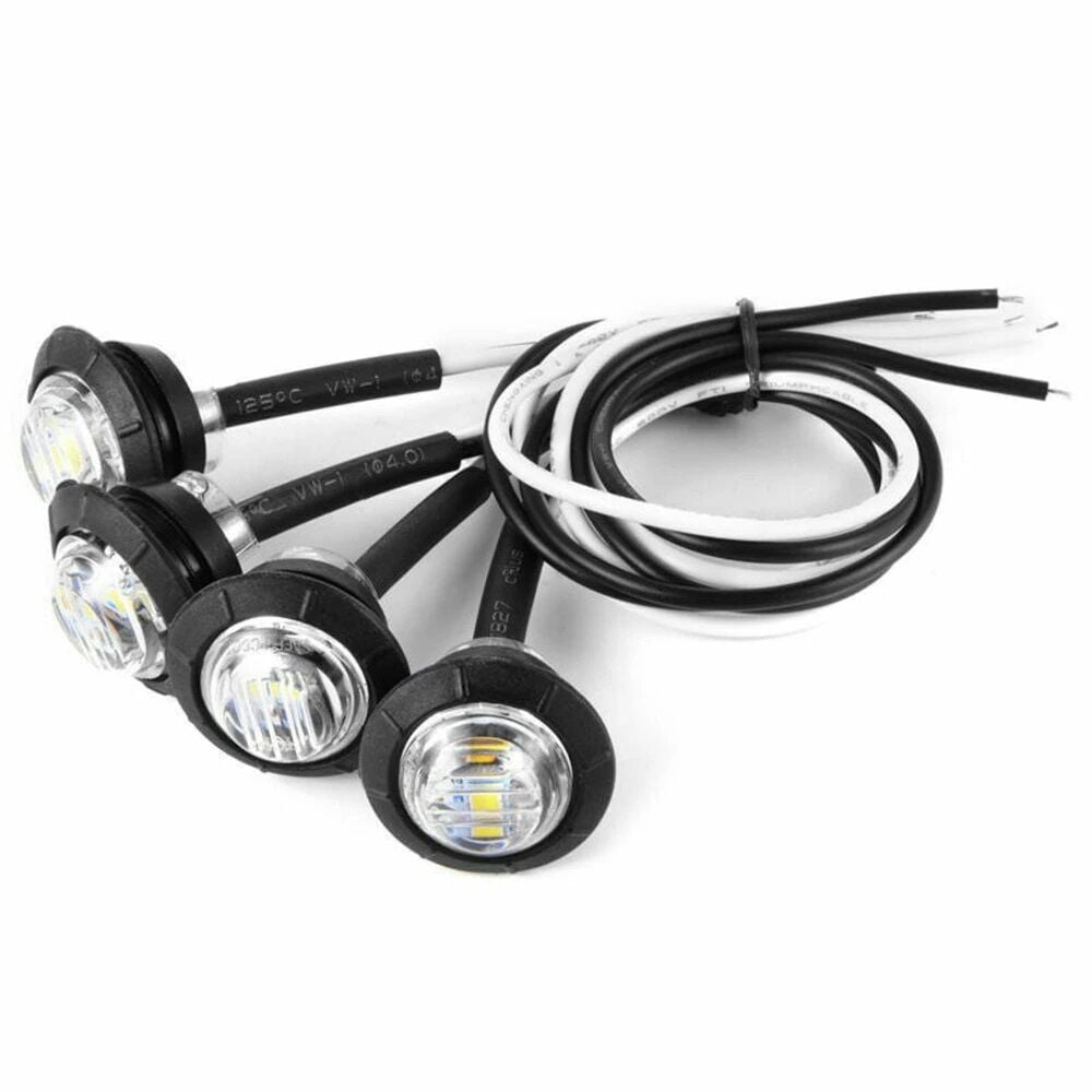 Off Road Kartal Gözü Yuvarlak Beyaz Led Lamba 12-24V (5 Adet)