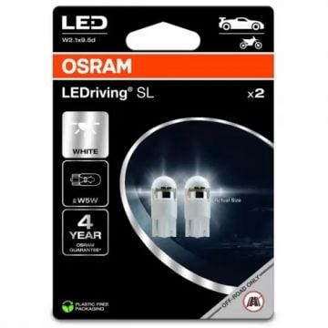 Osram LEDriving SL W5W T10 Dipsiz Beyaz Led Ampul 12V 2 Adet 2825DWP