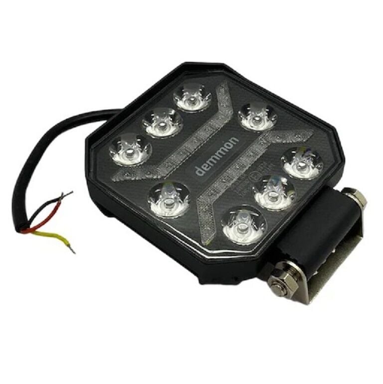 Demmon Beyaz Sarı Kırmızı Led Off Road Sis Farı Çalışma Lambası 26 Led 12-24V
