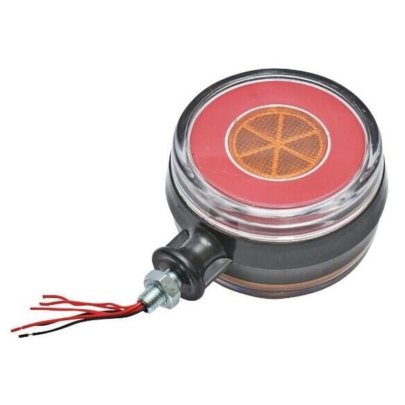 Ayna Altı Küpe Neon Led Lamba Sarı Kırmızı Sinyalli 12-24V 120mm (1 Adet)