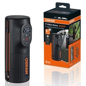 Osram Tyreinflate 2000 Dijital Şarjlı Lastik Şişirme Kompresörü Hava Pompası