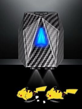 Oto, Motosiklet, ATV, Bisiklet, Scooter Koşan Pikaçu Led Projektör Şarjlı (2 Adet)