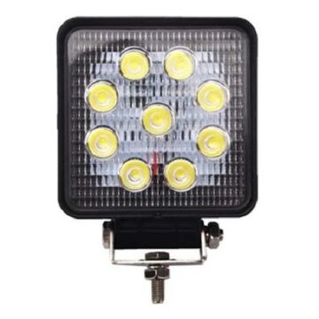 Wolfram 9 Led Kare Off Road Sis Farı Çalışma Lambası 10-30V 27W