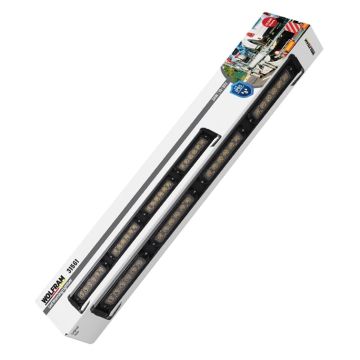 Wolfram Sarı Çakarlı Led Bar Tepe Off Road Çalışma Lambası 24 Led 10-30V 24W 61cm