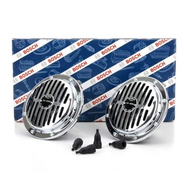 Bosch Yüksek Ses Süperton Büyük Kafa Nikelaj Korna 12V 325/400Hz 110dB