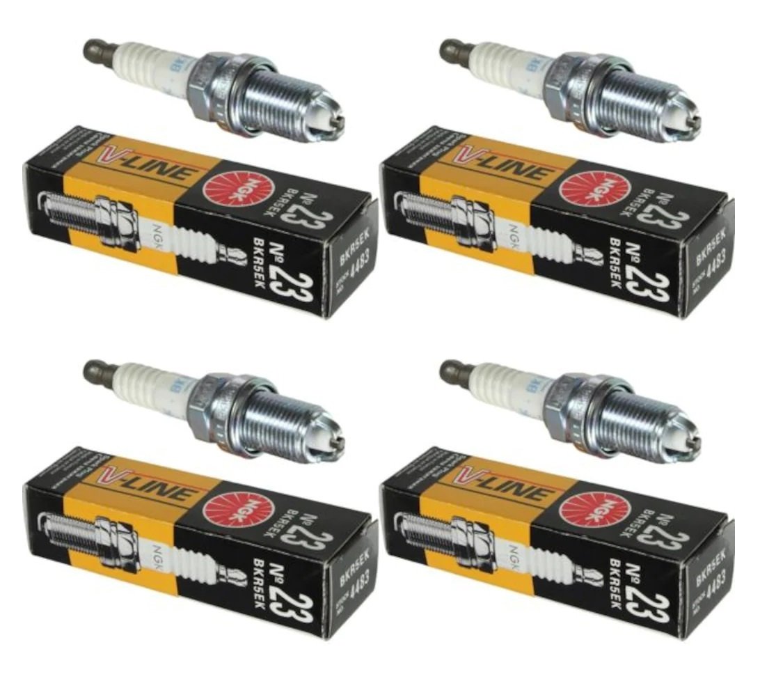 NGK 4'lü V-Line Çift Tırnak Buji Takımı BKR5EK