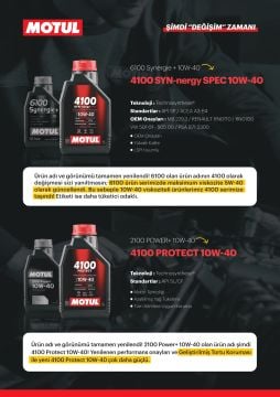 Motul 4100 Protect 10w40 Motor Yağı 4lt Ü.T. 2024
