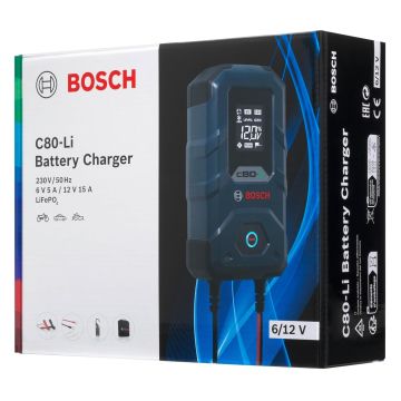 Bosch C80-Li 6/12V 15A Akü Şarj Cihazı